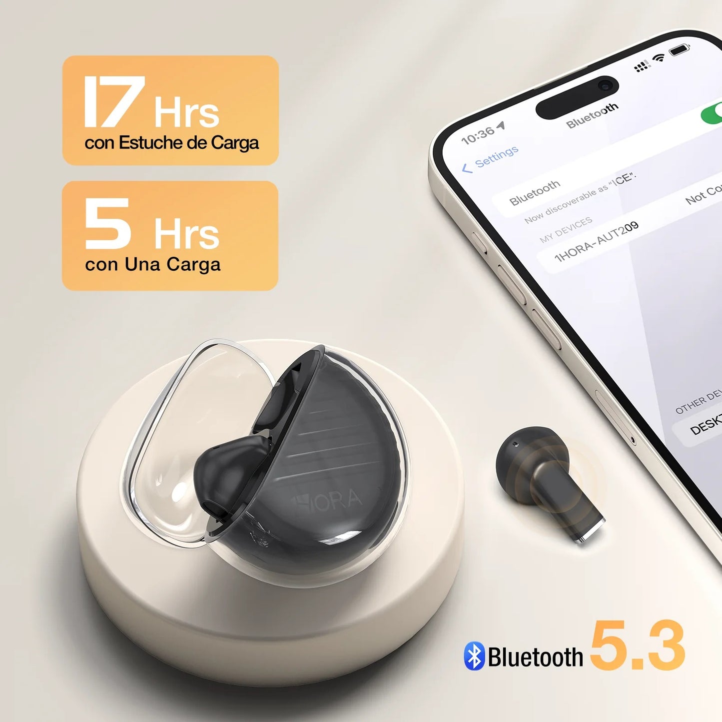"Audífonos Inalámbricos Bluetooth AUT209 – Sonido Premium y Libertad Total"